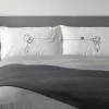 Pair Of His & Her Matching Pillowcases