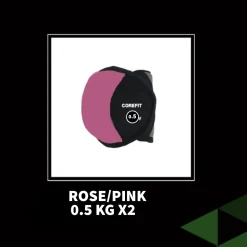 Pair Of .05 Kg Sandbags Pink