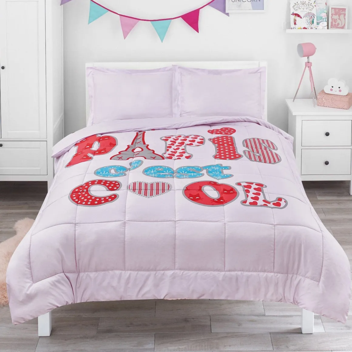 Paris C'est Cool - 3 Piece Comforter Set