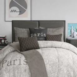 Paris - Comforter Set Grey