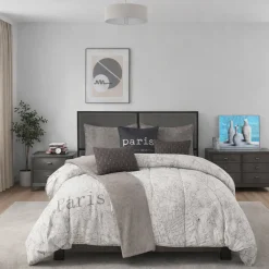 Paris - Comforter Set Grey