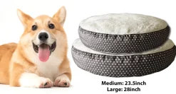 Paws and Whiskers - Round Pet Bed 28inch and 23.5inch