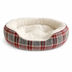 Paws & Whiskers - Round Pet Bed
