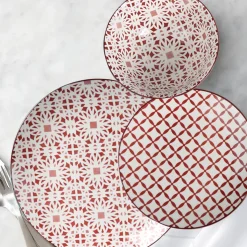 12pc Dinner Set Geo Print