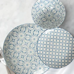 12pc Dinner Set Geo Print