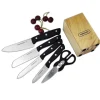 6pcs Cutlery Prep Knife Set Triple Rivet