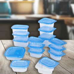 30pcs Food Container Set Blue