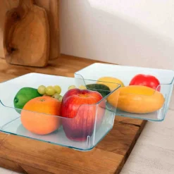 2Pcs Fridge Storage Bin Set