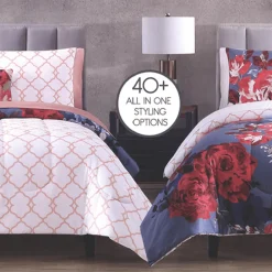 12 PCS Reversible Comforter Set