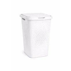 Perforated Laundry Hamper with Lid