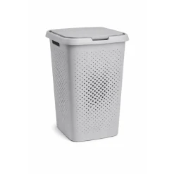 Perforated Laundry Hamper with Lid