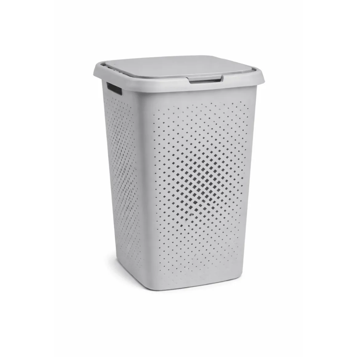 Perforated Laundry Hamper with Lid
