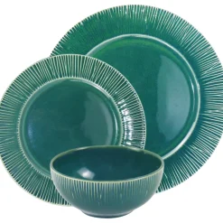 PERIDOT - 12 Piece Dinner Sets Stoneware Reactive