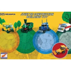 505-Piece Assorted Building Blocks Set
