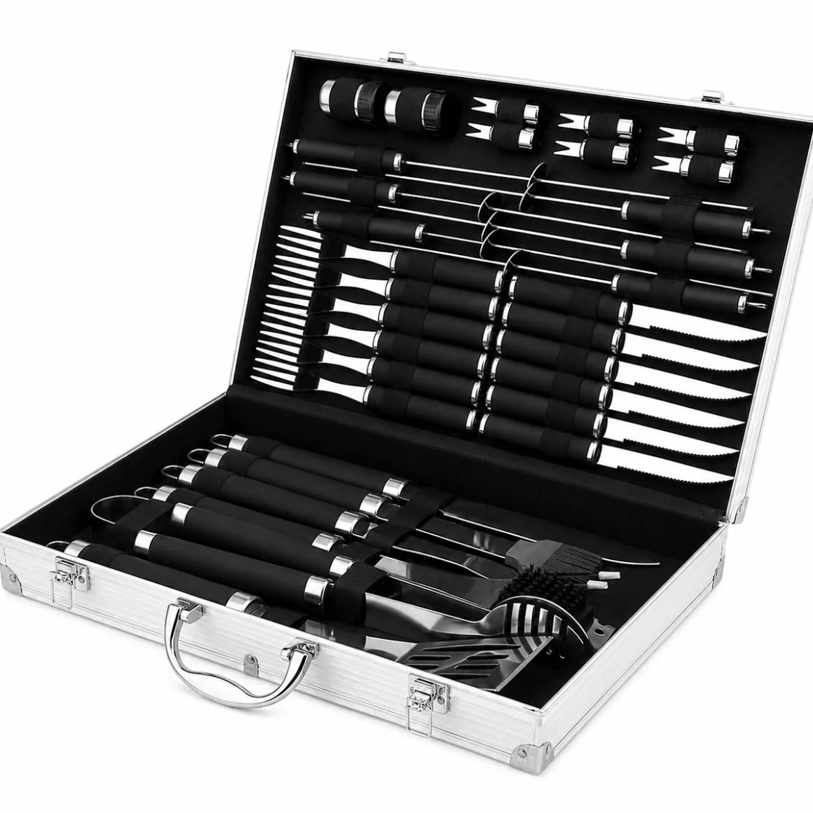 33-Piece BBQ Tool Set with Stainless Steel Case