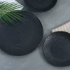 12 Piece Black Dinnerware Set