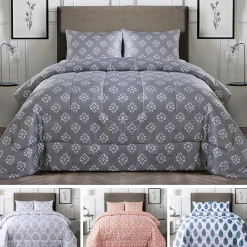 1 Piece Floral Print Comforter - 6 Assorted Prints