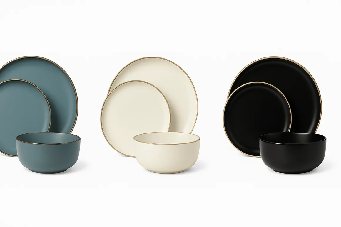 12 Piece Stoneware Dinner sets
