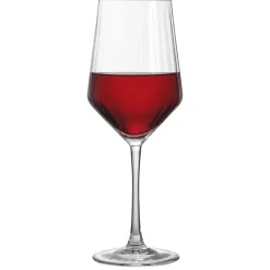 Piedmont Wide Stripe Red Wine Glasses – Set of 4