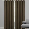 2pk Panels 52x84 Jacquard Waffle