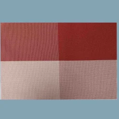 Placemat 4pack Red Checkered
