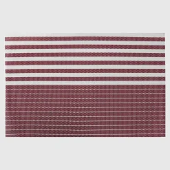 Placemat 4 Pk 2 Stripe