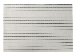 Placemat Pk 4 Wht Stripe Checkered