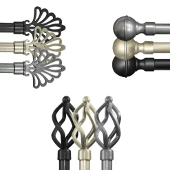 PLASTIC FINIAL POLE SET