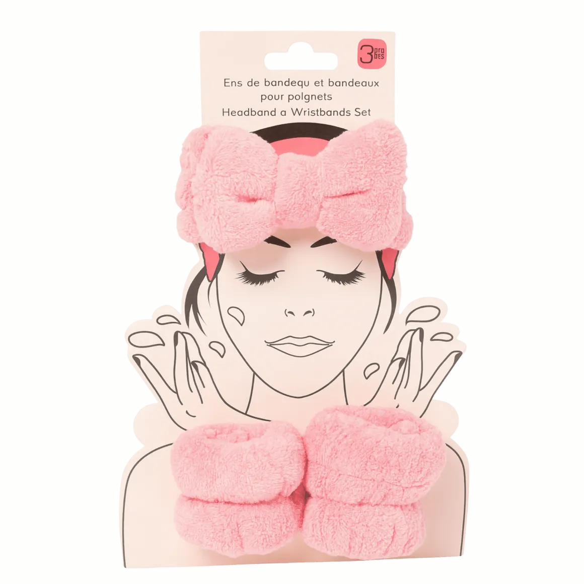 Plush Headband & Wristbands Set
