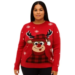 Plus Size Festive Holiday Sweater Collection