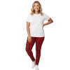 Plus-Size Soft Stretch Plaid Leggings