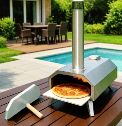 Portable Outdoor Wood Pellet Pizza Oven