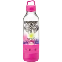Portable Water Bottle With Bluetooth & Lights