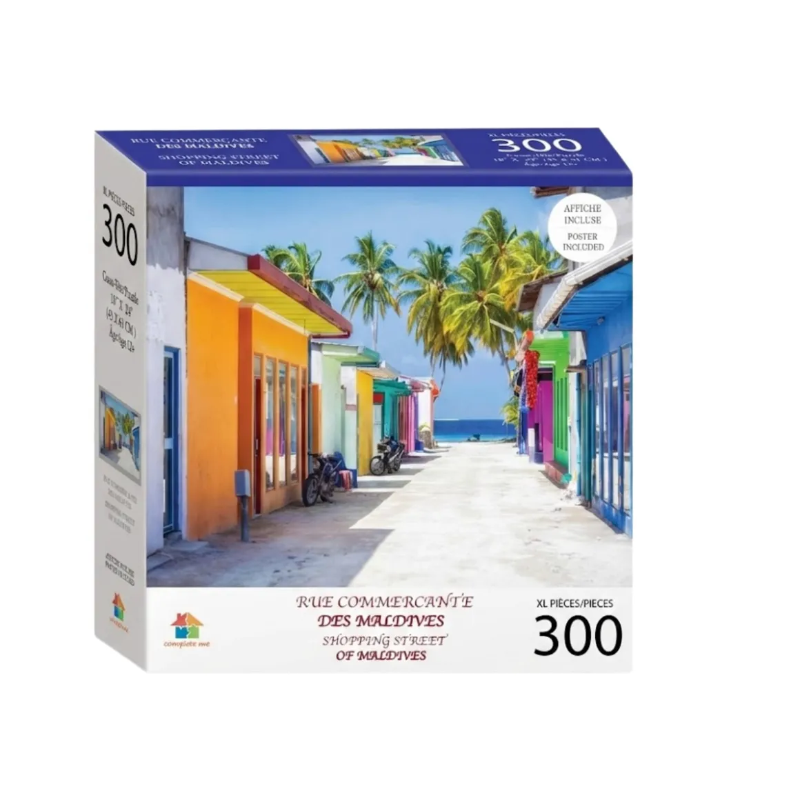 Premium Landscape & Animal Puzzle – 300, 500 or 1000 Pieces (Poster Included)