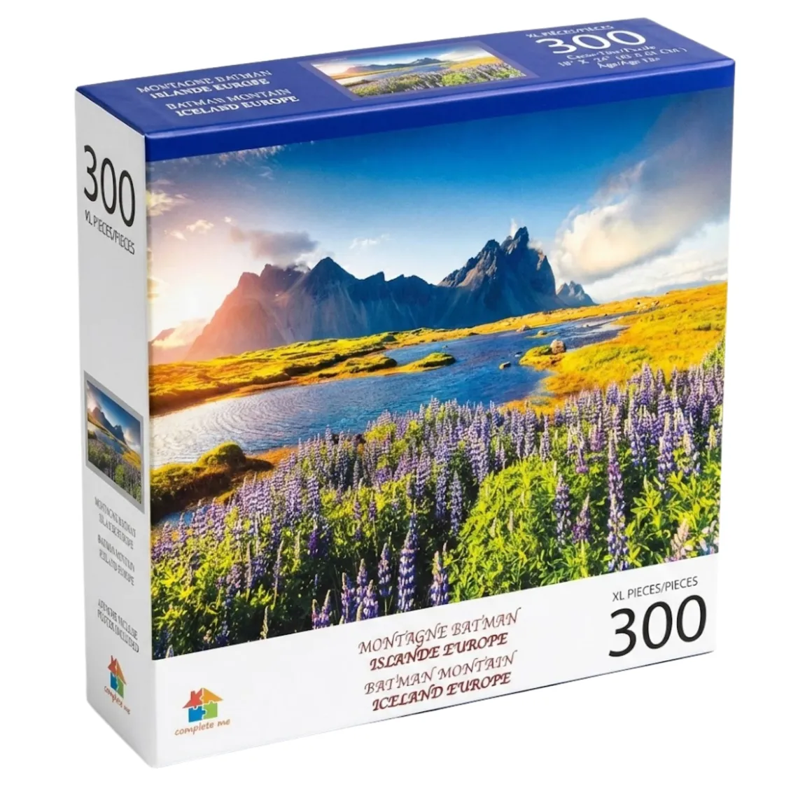 Premium Landscape & Animal Puzzle – 300, 500 or 1000 Pieces (Poster Included)