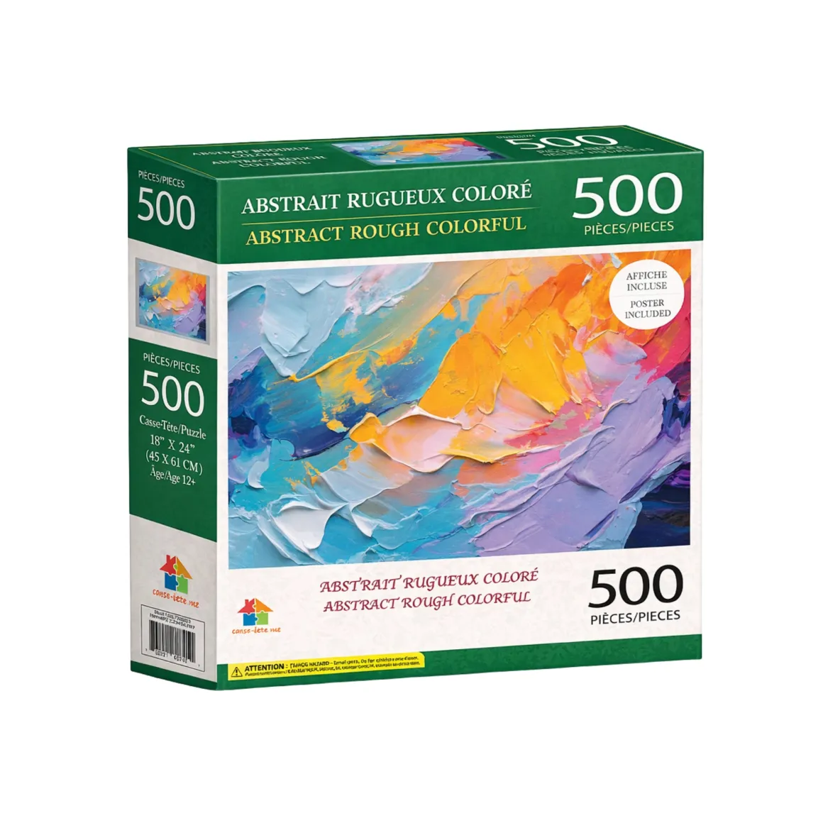 Premium Landscape & Animal Puzzle – 300, 500 or 1000 Pieces (Poster Included)