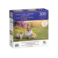 Premium Landscape & Animal Puzzle – 300, 500 or 1000 Pieces (Poster Included)