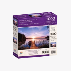 Premium Landscape & Animal Puzzle – 300, 500 or 1000 Pieces (Poster Included)