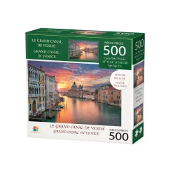 Premium Landscape & Animal Puzzle – 300, 500 or 1000 Pieces (Poster Included)