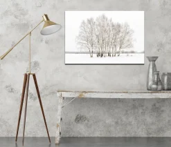 Printed Canvas 60 x 90 cm | Winter Tree Scene