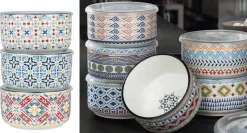 Printed Ceramic Bowl 560ml