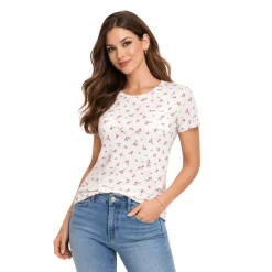 Printed Crew Neck T-Shirt