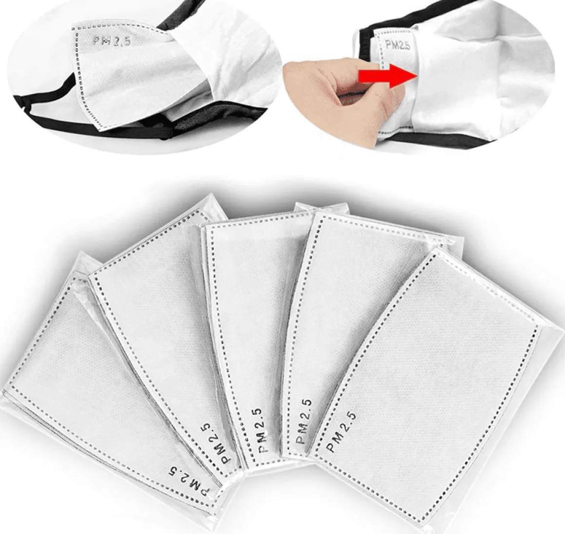 Protective Washable Adult Masks with Filters