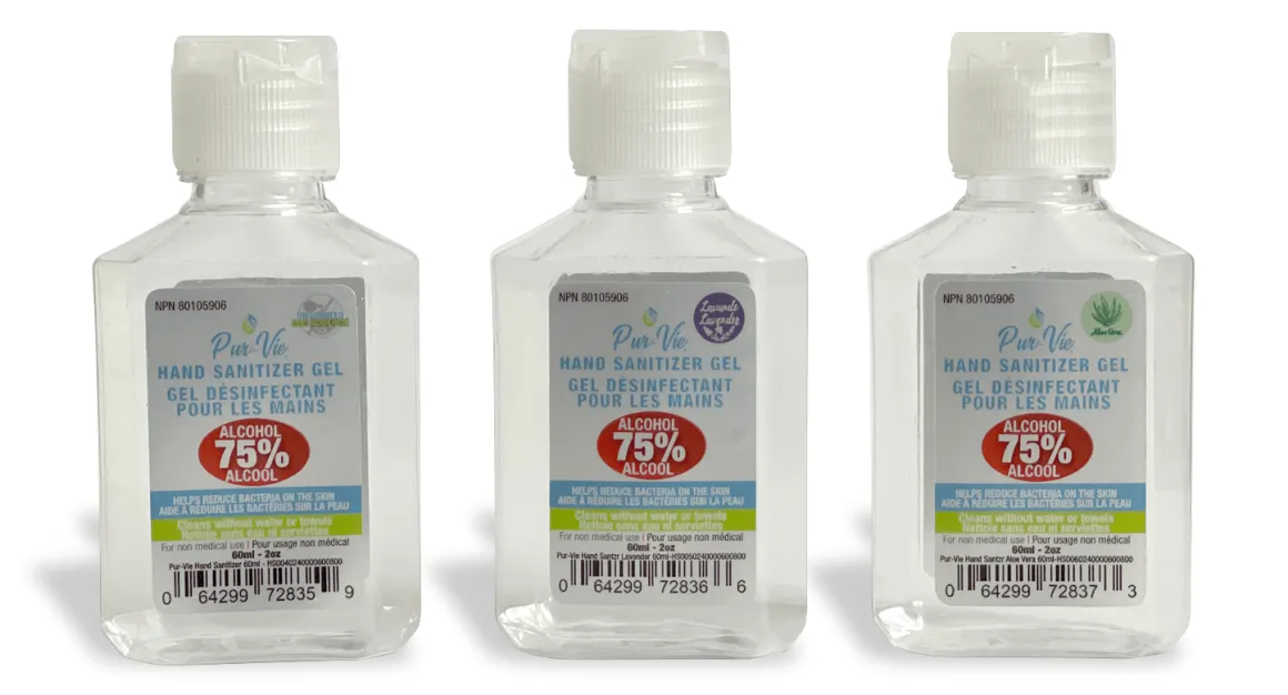 Pur Vie Lavendar 60Ml Hand Sanitizer