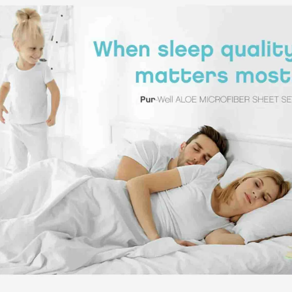 Pur-well- Pur-well Aloe Sheets Microfiber Blend