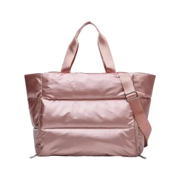 Quilted Oversized Utility Tote Bag