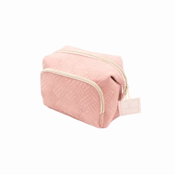Quilted Toiletry Bag – Blush Pink