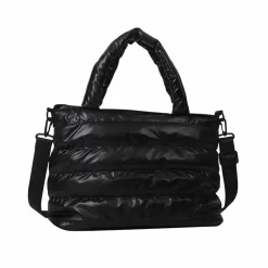 Quilted Tote Bag with Adjustable Strap