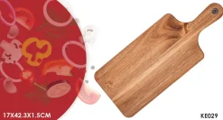 Rectangle Acacia Cutting Board With Handle