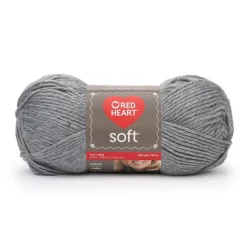 Red Heart Soft Yarn Lt Grey Heather